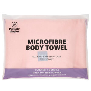 Microfibre Body towel - Pink