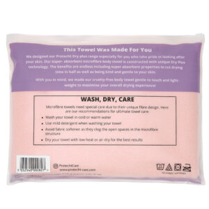 Microfibre Body towel Pink 2