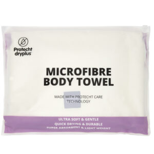 Microfibre Body Towel - White
