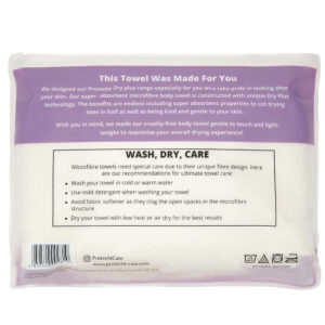 Microfibre Body towel White 2