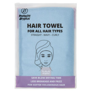 Microfibre Hair Towel - Blue