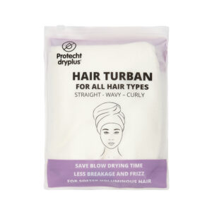 Microfibre Hair Turban - White