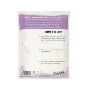 Microfibre Hair turban White 2