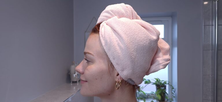 Pink Hair Turban 3
