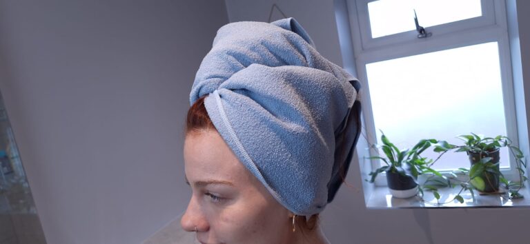Protecht Blue Hair Towel 1