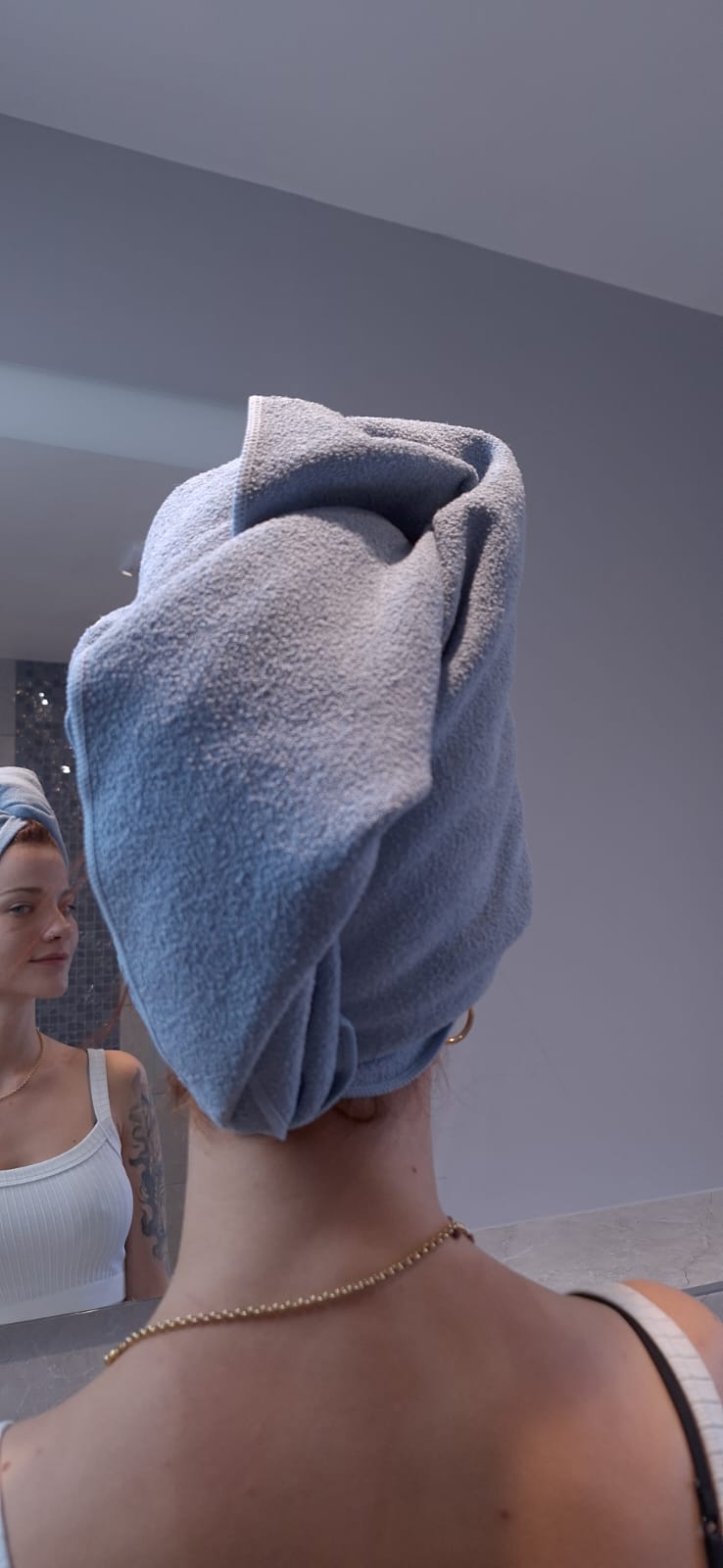 Protecht Blue Hair Towel 2