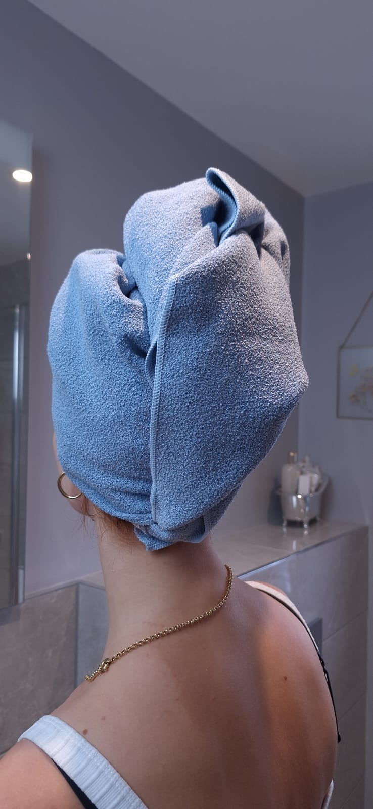 Protecht Blue Hair Towel 3