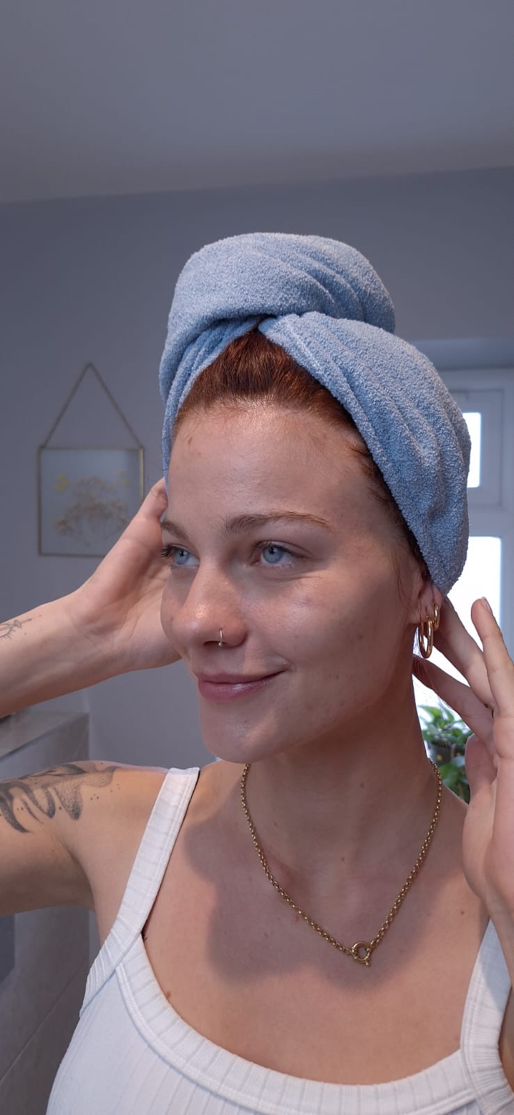 Protecht Blue Hair Towel 4