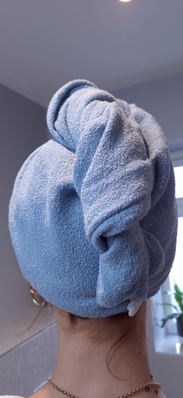 Protecht Blue Hair Turban 1