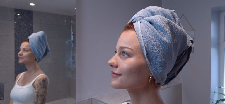 Protecht Blue Hair Turban 2 1