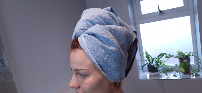 Protecht Blue Hair Turban 3